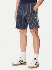Adidas Szorty sportowe Pinstripes Shorts KR9706 Granatowy Regular Fit. Niebieskie krótkie spodenki sportowe męskie Adidas, l, bez wzorów, z syntetyku. Za 239.99 zł.