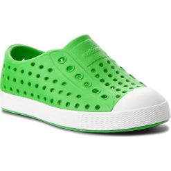Trampki NATIVE - Jefferson 13100100-3600 Grasshopper Green/Shell White. Półbuty dziewczęce marki Native. W wyprzedaży za 129.00 zł.