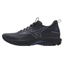 Damskie buty do biegania Mizuno Wave Rider GTX 3. Niebieskie obuwie sportowe damskie Mizuno, bez wzorów, z materiału, do biegania, mizuno wave. Za 509.99 zł.
