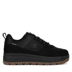 Sneakersy Champion. Czarne trampki i tenisówki chłopięce Champion, bez wzorów, bez zapięcia. Za 249.99 zł.