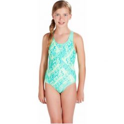 Speedo Strój Allover Splashback v1 Jade/Green Lemon/Lemon Sorbet 34. Stroje kąpielowe dla dziewczynek marki Speedo. W wyprzedaży za 99.00 zł.