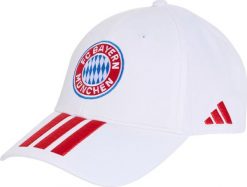 Adidas Czapka z daszkiem dla dzieci adidas FC Bayern Monachium biała KT3396 Dzieci. Białe czapki dla dzieci Adidas, bez wzorów. Za 99.94 zł.