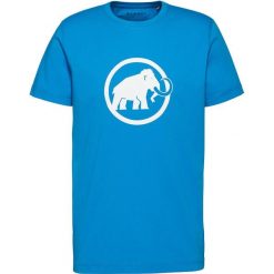 Koszulka bawełniana męska Mammut Core T-Shirt Classic. Niebieskie koszulki sportowe męskie Mammut, m, bez wzorów, z bawełny, bez kołnierzyka, bez ramiączek, trekkingowe. Za 149.99 zł.
