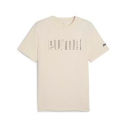 Puma Koszulka Sport Graphic 68461787. Brązowe buty sportowe męskie Puma, z gumy, bez zapięcia, na fitness i siłownię. Za 79.00 zł.