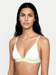 Calvin Klein Swimwear Góra od bikini LV00Q61208 Zielony. Zielone bikini damskie Calvin Klein Swimwear, s, bez wzorów. Za 249.99 zł.