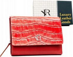 Rovicky Skórzana damska portmonetka elegancka od Rovicky NoSize. Portfele damskie ROVICKY, bez wzorów. Za 178.44 zł.