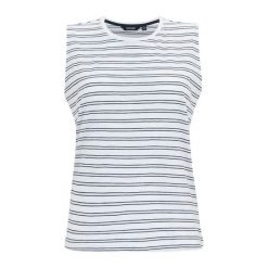 Vest Top Damski Fariene. Białe koszulki sportowe damskie Regatta, bez wzorów, bez kołnierzyka, bez ramiączek, trekkingowe. Za 67.99 zł.