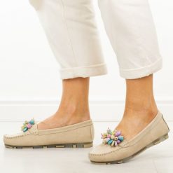 Beżowe skórzane mokasyny damskie Filippo Dp7809/26. Brązowe mokasyny damskie Filippo, z jeansu, casualowe. Za 219.00 zł.