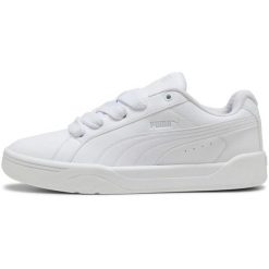 Buty sportowe Puma Park Lifestyle Easy. Białe obuwie sportowe damskie Puma, bez wzorów, ze skóry ekologicznej. Za 390.00 zł.