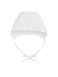 Jamiks Czapka Hanora JLG048 Biały. Białe czapki dla dzieci Jamiks, bez wzorów, z bawełny. Za 59.99 zł.