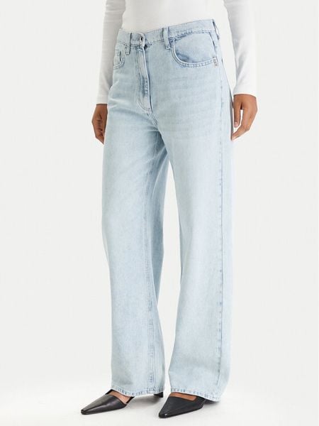 Patrizia Pepe Jeansy 8P0818/D108-CB09 Niebieski Regular Fit. Niebieskie jeansy damskie Patrizia Pepe. Za 661.99 zł.