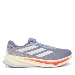 Buty do biegania adidas. Niebieskie buty sportowe męskie Adidas, bez zapięcia, do biegania. Za 479.99 zł.