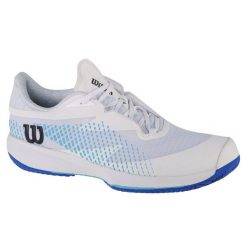 Buty do tenisa męskie Wilson Kaos Swift Clay. Białe buty sportowe męskie Wilson, z gumy, bez zapięcia, tenisowe. Za 399.99 zł.