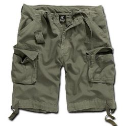 Szorty bushcraft męskie Brandit Urban Legend Vintage Olive. Zielone szorty męskie Brandit, na lato, m, bez wzorów, vintage. Za 230.50 zł.