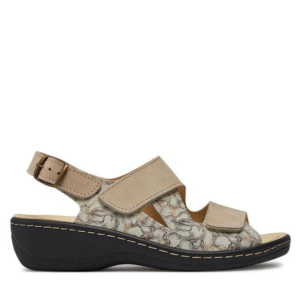 Sandały Dr. Brinkmann. Brązowe sandały damskie Dr. Brinkmann, bez wzorów, bez obcasa, na płaskiej podeszwie, bez zapięcia. Za 279.99 zł.