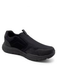 Go Soft Sneakersy GF21F007A-2 Czarny. Czarne półbuty na co dzień męskie GO SOFT, z materiału, bez zapięcia. Za 135.99 zł.