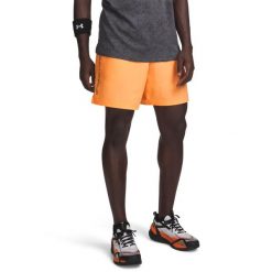 Spodenki Tech Męskie Under Armour. Brązowe krótkie spodenki sportowe męskie Under Armour, m, bez wzorów, z materiału, na fitness i siłownię. Za 151.10 zł.