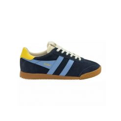 Baskets Femme Baskets Gola ELAN Bleu Bleu Gola. Niebieskie obuwie sportowe damskie Gola, bez wzorów, z zamszu. Za 556.00 zł.