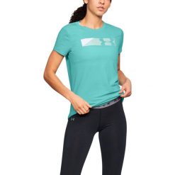 Under Armour Koszulka damska Sportstle Branded Graphic zielona r. M (1305578-425). Bluzki damskie marki Under Armour. Za 58.05 zł.