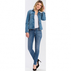 Dżinsy "Alan" - Skinny fit - w kolorze błękitnym. Niebieskie jeansy damskie Cross Jeans. W wyprzedaży za 113.95 zł.
