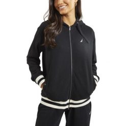 Bluza Damska Nautica Lunaire FZ. Czarne bluzy damskie Nautica, bez wzorów, z kapturem. Za 369.00 zł.