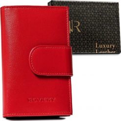 Rovicky Elegancki portfel damski ze skóry naturalnej Rovicky NoSize. Portfele damskie ROVICKY, bez wzorów, ze skóry. Za 157.53 zł.