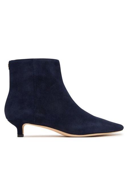 LAUREN RALPH LAUREN Botki 802P15722004 Granatowy. Niebieskie botki damskie Lauren Ralph Lauren, bez obcasa, na szpilce, bez zapięcia. Za 949.99 zł.