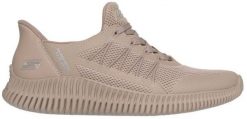 Buty damskie SKECHERS Slip-ins: BOBS Geo Lite (117413 - TAN) 38. Trampki i tenisówki damskie Skechers, bez wzorów, bez zapięcia. Za 393.93 zł.
