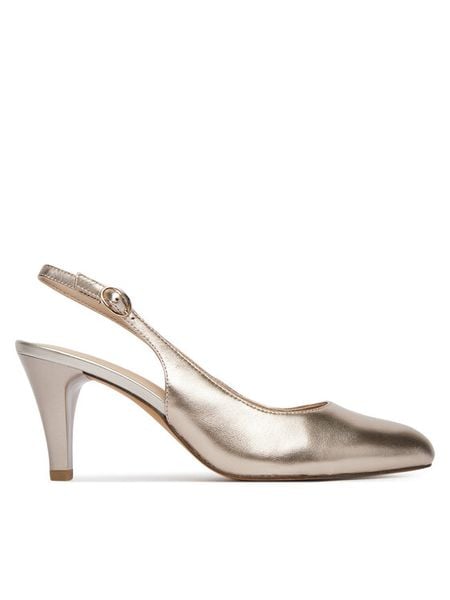 Caprice Czółenka 9-29606-42 Beżowy. Brązowe czółenka damskie Caprice, bez wzorów, bez obcasa, bez zapięcia. Za 329.99 zł.