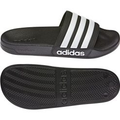 Klapki adidas Adilette Shower GZ5922 czarne. Czarne klapki męskie z materiału, klasyczne. Za 184.07 zł.