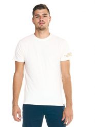 Koszulka na co dzień na siłownię. Białe koszulki sportowe męskie LEONE 1947 APPAREL, m, bez wzorów, z dżerseju, bez kołnierzyka, bez ramiączek, na fitness i siłownię. Za 84.16 zł.