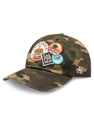 American Needle Czapka z daszkiem Iconic - CALI SMU705A-CALI Zielony. Zielone rękawiczki męskie American Needle, bez wzorów, z bawełny. Za 109.99 zł.