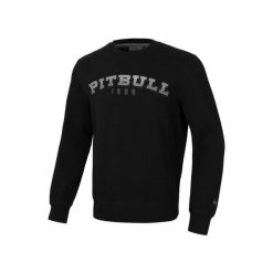 Bluza męska Pitbull Born In 1989. Czarne bluzy męskie PITBULL, m, bez wzorów, bez kaptura, na fitness i siłownię. W wyprzedaży za 199.00 zł.