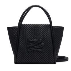 Torebka KARL LAGERFELD. Czarne torebki do ręki damskie KARL LAGERFELD, bez wzorów, klasyczne, bez dodatków. Za 1,099.00 zł.