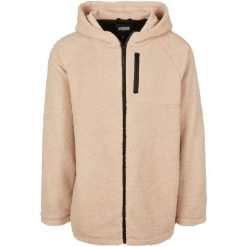 Parka Urban Classic hooded zip. Brązowe kurtki męskie Urban Classics, na zimę, m, bez wzorów, bez kaptura. Za 298.00 zł.