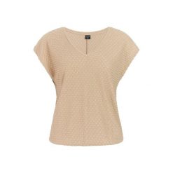 Koszulka damska Protest Nele. Brązowe t-shirty damskie Protest, l, bez wzorów, z materiału, eleganckie, bez kołnierzyka. Za 219.00 zł.