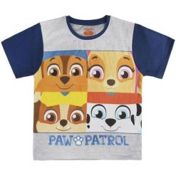 Disney Koszulka Chłopięca Paw Patrol 110 Szary/Niebieski. T-shirty dla chłopców marki Disney. Za 35.00 zł.