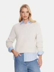 Marella Sweter Tania 2523366352 Écru Regular Fit. Swetry damskie Marella, s, bez wzorów, z wełny, bez kołnierzyka, bez ramiączek, bez kaptura. Za 899.99 zł.