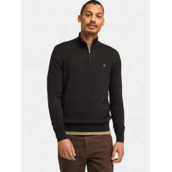 Sweter Męski Timberland Cotton YD 1/4 Zip. Niebieskie swetry przez głowę męskie Timberland, na zimę, m, bez wzorów, bez kołnierzyka. Za 349.60 zł.