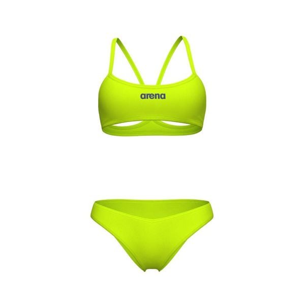 Strój kąpielowy damski dwuczęściowy bikini na basen plażę Arena Solid. Zielone bikini damskie Arena, s, bez wzorów. Za 51.98 zł.
