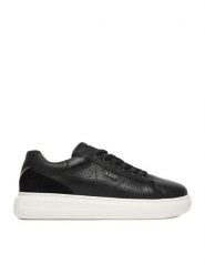 Guess Sneakersy CEO-BI12-3197-03 Czarny. Czarne buty sportowe chłopięce Guess, z aplikacjami, ze skóry, bez zapięcia. Za 269.99 zł.