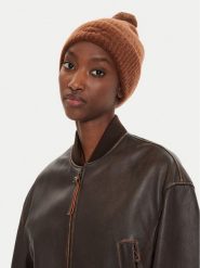 Calvin Klein Czapka Embroidery Airy K60K612586 Brązowy. Brązowe czapki i kapelusze damskie Calvin Klein, na zimę, bez wzorów, z materiału. Za 249.99 zł.