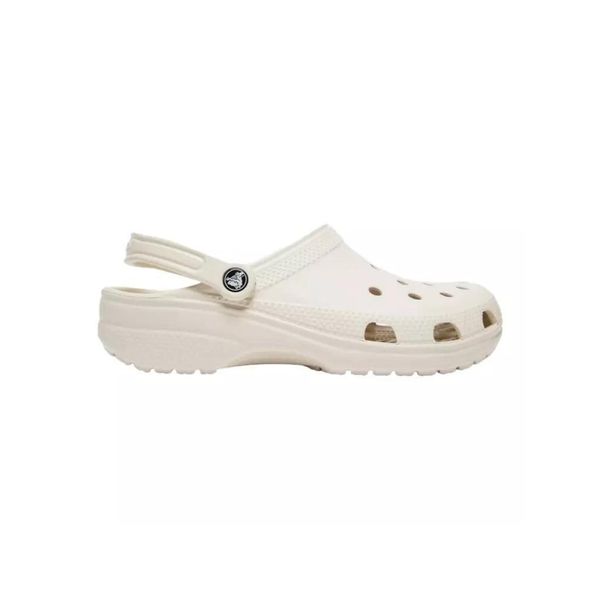Klapki dla dorosłych Crocs Classic. Brązowe klapki damskie Crocs, bez wzorów, z materiału. Za 267.00 zł.