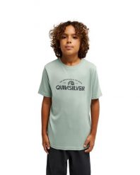 Koszulka z krótkim rękawem dla Chłopcy EV VISTA LOGO Zielony. Zielone t-shirty dla chłopców Quiksilver, bez wzorów, z bawełny, bez ramiączek. Za 74.99 zł.