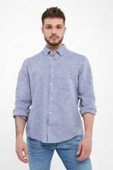 Koszula męska lniana Hali26-W JOOP! JEANS. Koszule męskie JOOP! Jeans, m, bez wzorów, z jeansu, bez kołnierzyka, bez ramiączek. Za 419.00 zł.