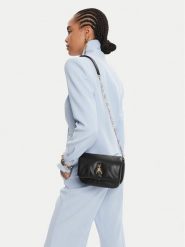 Patrizia Pepe Torebka 8B0219/L113-K470 Czarny. Czarne torebki do ręki damskie Patrizia Pepe, bez wzorów, ze skóry, wizytowe, bez dodatków. Za 779.99 zł.