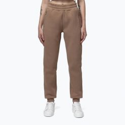 Spodnie damskie Pitbull Fiora Slim. Brązowe spodnie materiałowe damskie PITBULL, m, bez wzorów, z bawełny. Za 169.99 zł.