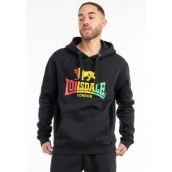 Bluza z kapturem Lonsdale Sounds. Czarne bluzy męskie Lonsdale, m, bez wzorów, z kapturem. Za 221.50 zł.