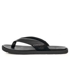 Ugg Australian M Seaside Ii Sandały Z Klapkami Dorosłych. Czarne sandały męskie UGG, bez zapięcia. W wyprzedaży za 399.25 zł.