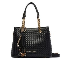 Torebka Valentino. Czarne torebki do ręki damskie Valentino, bez wzorów, klasyczne, bez dodatków. Za 649.99 zł.
